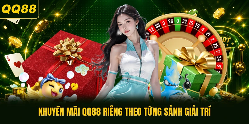 Khuyến mãi QQ88 riêng theo từng sảnh giải trí