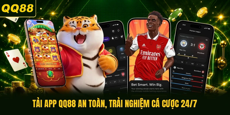 Tải app QQ88 an toàn, trải nghiệm cá cược 24/7